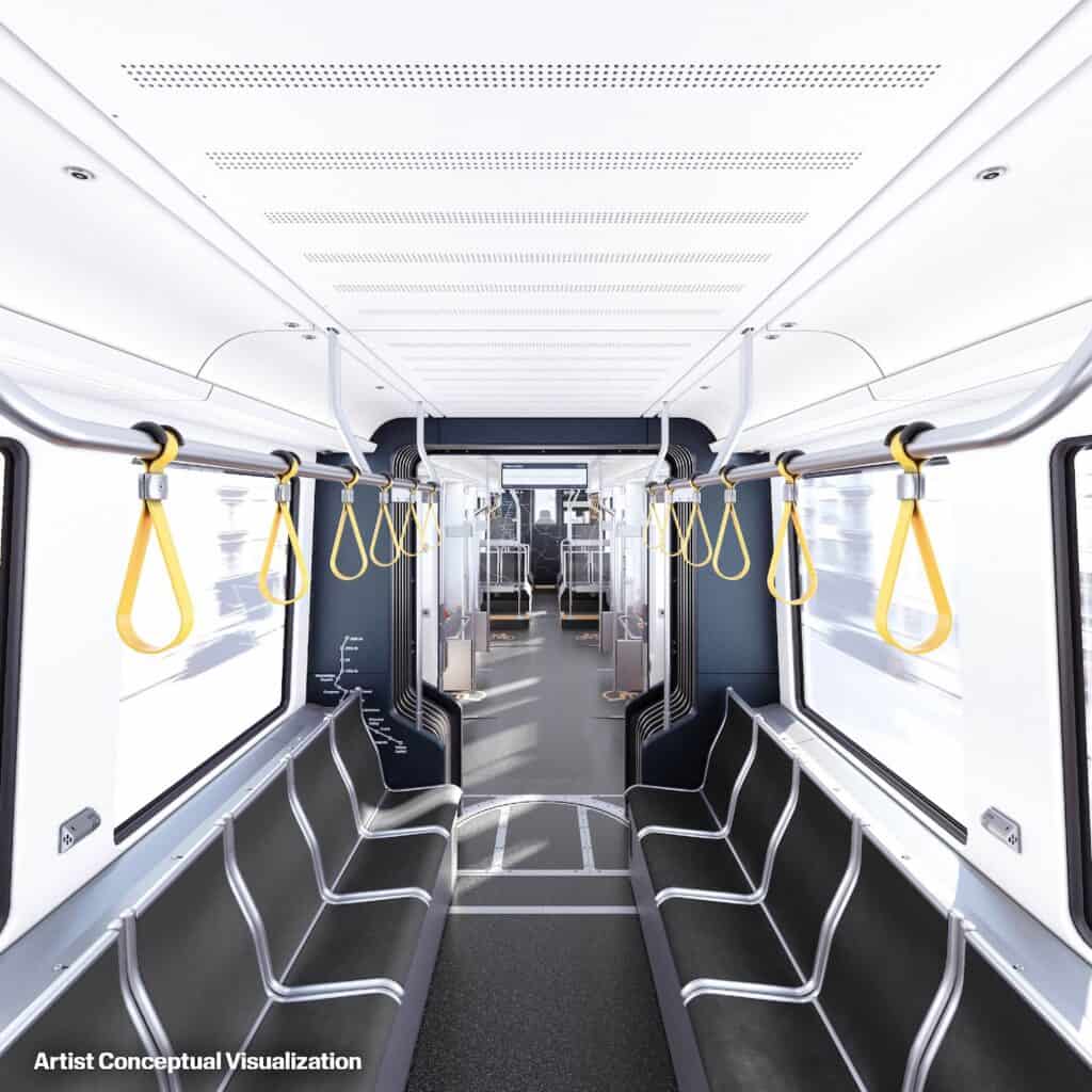 Light Rail Vehicle Rendering