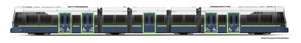 Light Rail Vehicle Rendering
