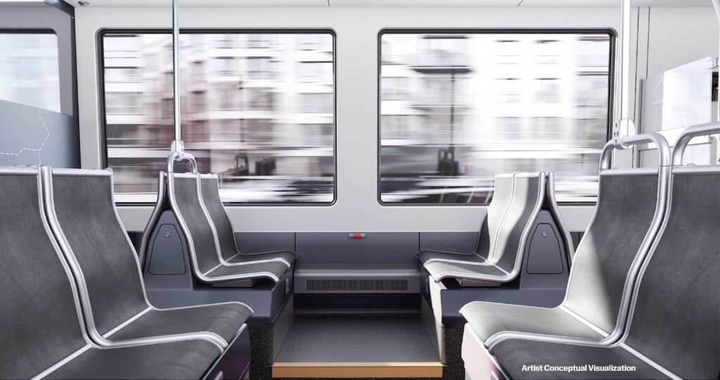 Light Rail Vehicle Rendering